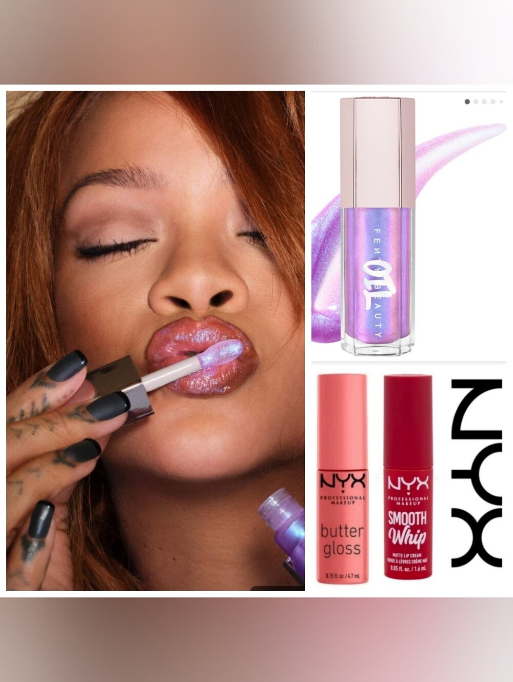 Fenty Beauty by Rihanna and NYX Lip Lot